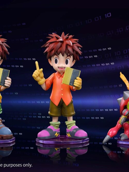 Digimon Main Character Team #6 Koushiro & Tentomon GK Resin Statue