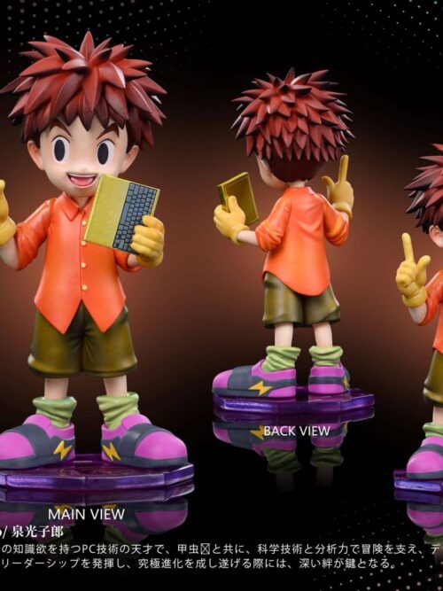 Digimon Main Character Team #6 Koushiro & Tentomon GK Resin Statue