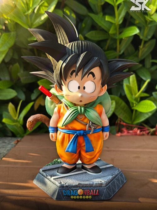 Dragon Ball Childhood Goku Arrival in West City GK Resin Statue