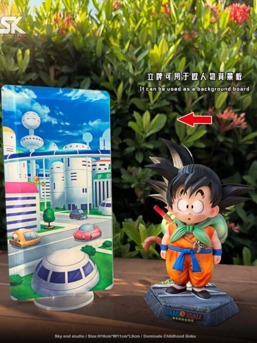 Dragon Ball Childhood Goku Arrival in West City GK Resin Statue