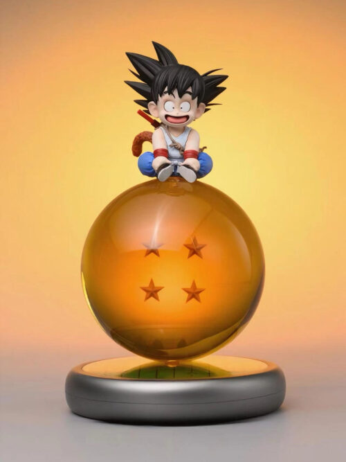 Dragon Ball Sitting Bead Series Goku & Kuririn & Master Roshi GK Resin Statue