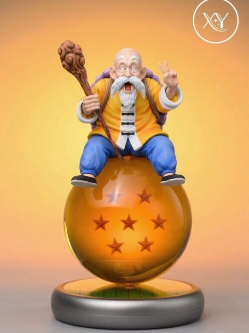 Dragon Ball Sitting Bead Series Goku & Kuririn & Master Roshi GK Resin Statue