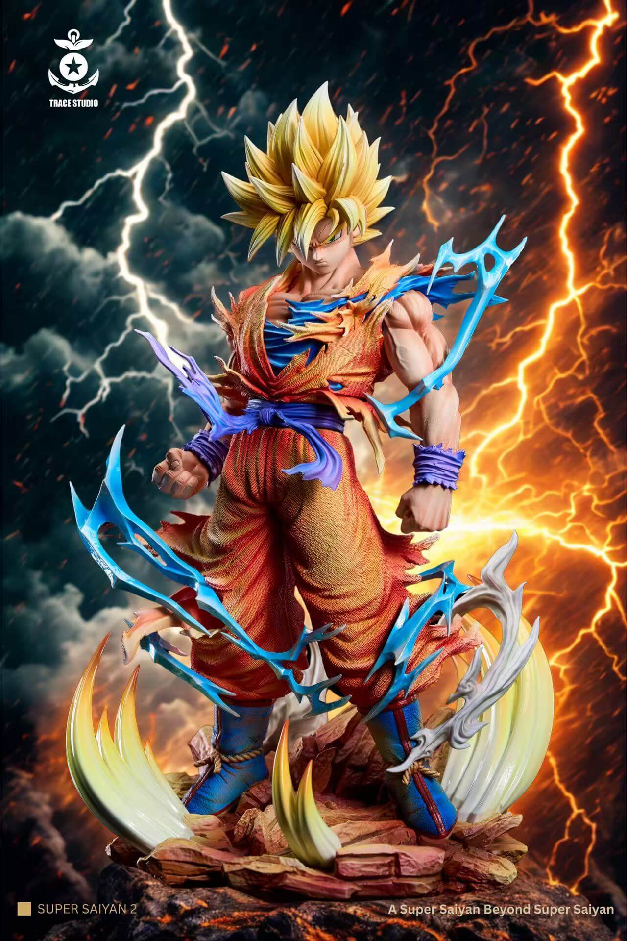 Dragon-Ball-Super-Saiyan-2-Goku-TRACE-Studio-2 Dragon Ball Super Saiyan 2 Goku - TRACE Studio - Image 1