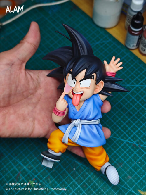 Dragon Ball Wanted Grimace Goku GK Resin Statue