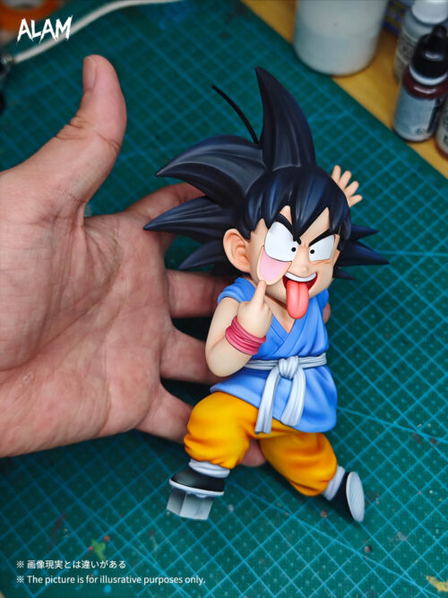 Dragon Ball Wanted Grimace Goku GK Resin Statue
