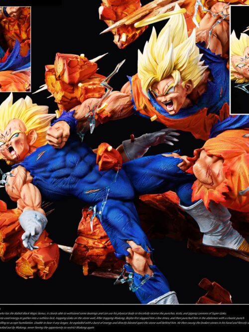 Goku vs Vegeta Duel Scene Diorama GK Resin Statue