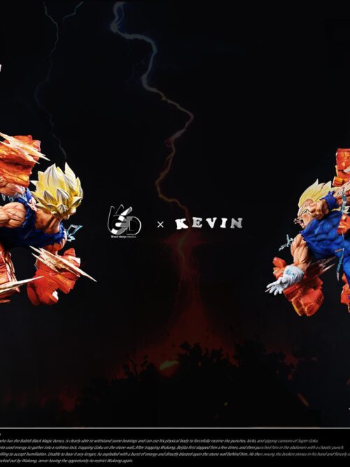 Goku vs Vegeta Duel Scene Diorama GK Resin Statue