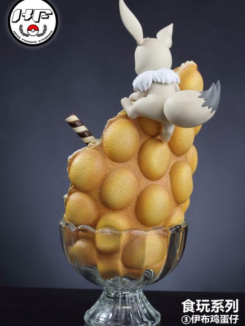 Eevee Bubble Waffle Dessert Cup GK Resin Statue