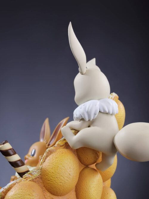 Eevee Bubble Waffle Dessert Cup GK Resin Statue