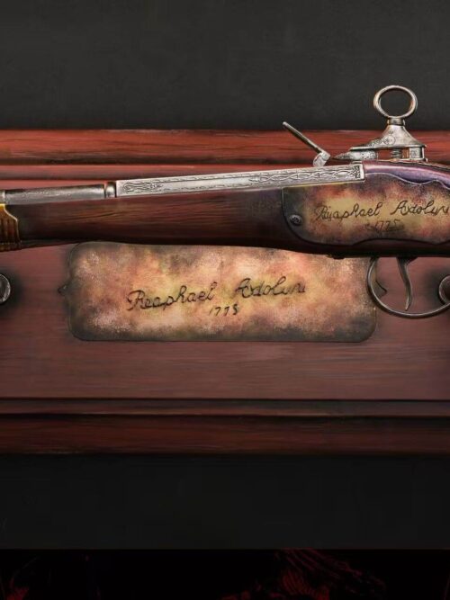 Elder Greyback 1/1 Predator Bust & Raphael Adolini Flintlock Pistol Set GK Resin Statue