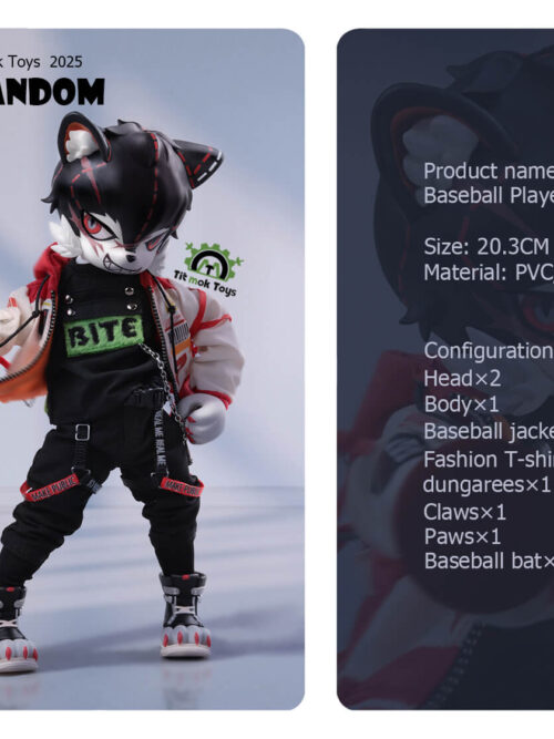 FURRY FANDOM Series 1/12 Scale Articulated Figure Baseball Prodigy Robinson GK Resin Statue