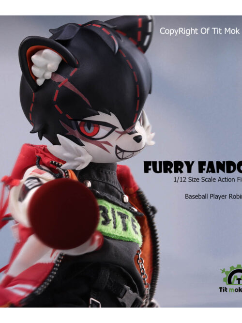 FURRY FANDOM Series 1/12 Scale Articulated Figure Baseball Prodigy Robinson GK Resin Statue