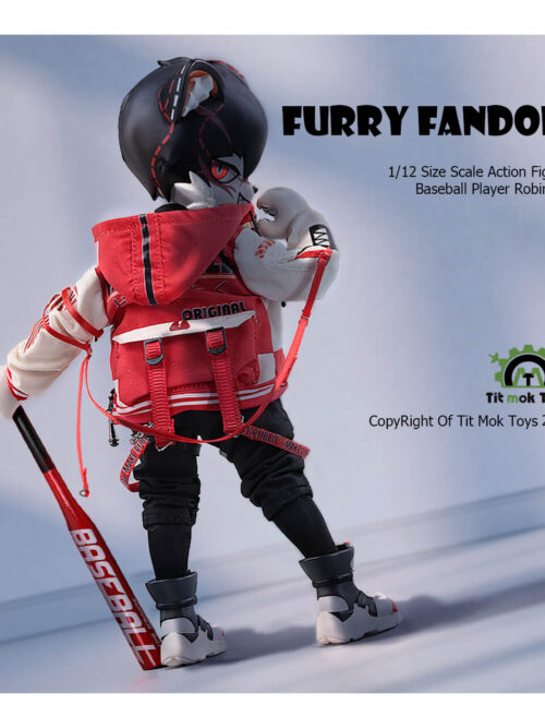 FURRY FANDOM Series 1/12 Scale Articulated Figure Baseball Prodigy Robinson GK Resin Statue