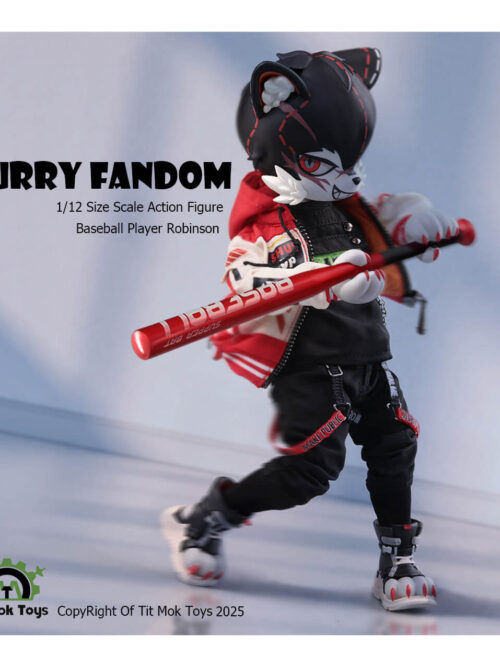 FURRY FANDOM Series 1/12 Scale Articulated Figure Baseball Prodigy Robinson GK Resin Statue