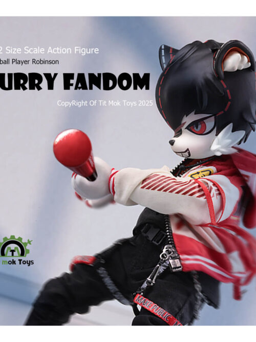 FURRY FANDOM Series 1/12 Scale Articulated Figure Baseball Prodigy Robinson GK Resin Statue