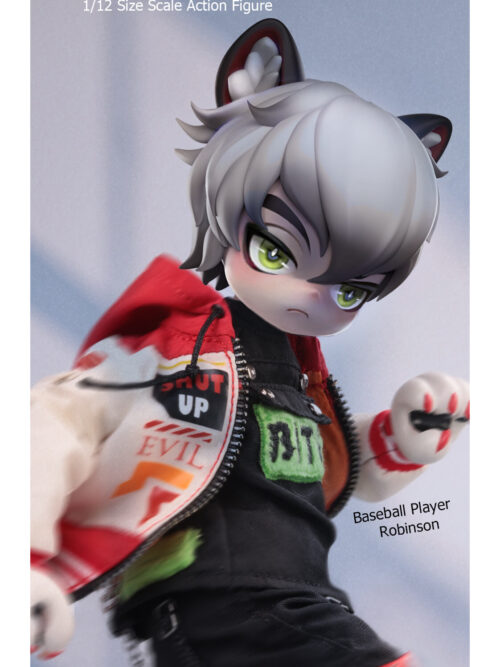 FURRY FANDOM Series 1/12 Scale Articulated Figure Baseball Prodigy Robinson GK Resin Statue