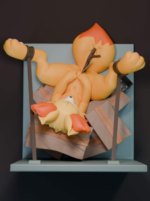 Fire Fox GK Resin Statue