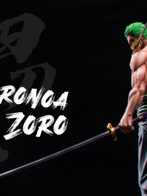 Four‑Sword Style Zoro GK Resin Statue