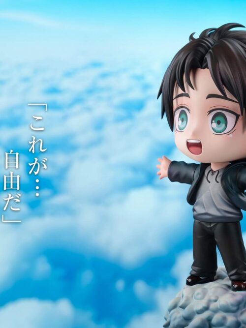 Freedom Pose Chibi Eren GK Resin Statue