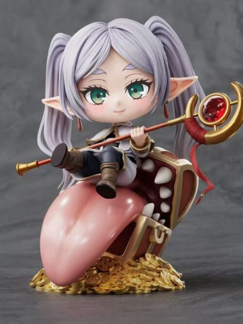Frieren: Beyond Journey's End Cute Winter Clothes Frieren Treasure Chest Fortune GK Resin Statue