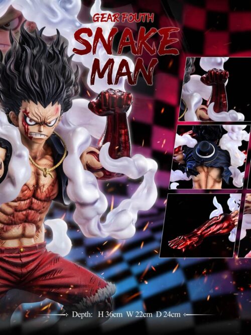 Gear 4 Snakeman Luffy GK Resin Statue