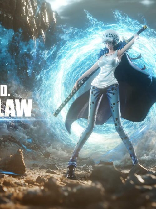 Gender-Swap Trafalgar D. Water Law GK Resin Statue