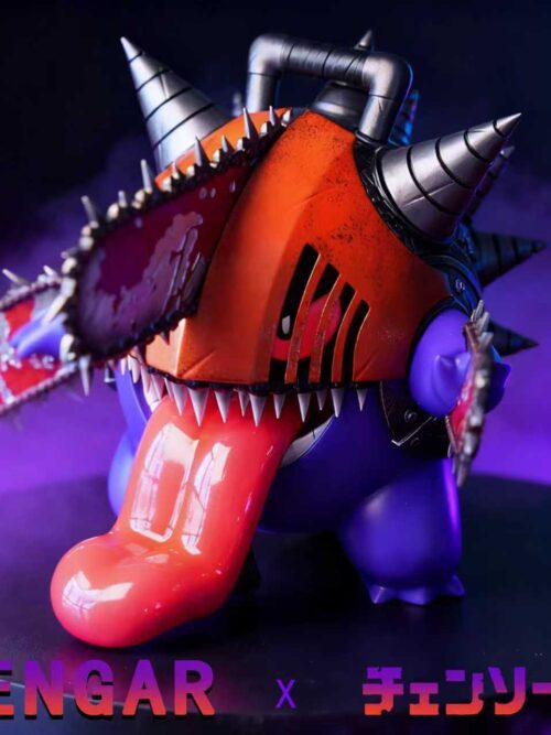 Gengar x Chainsaw Hybrid Statue GK Resin Statue