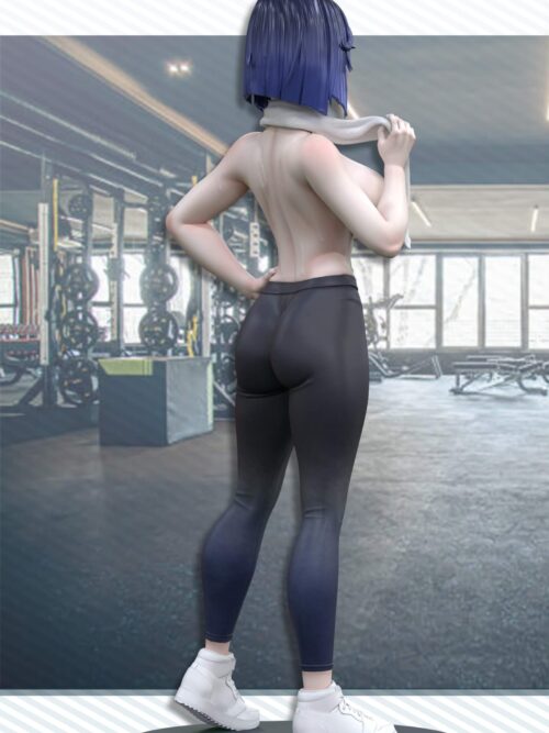 Genshin Impact Series Yelan at the Gym GK Resin Statue