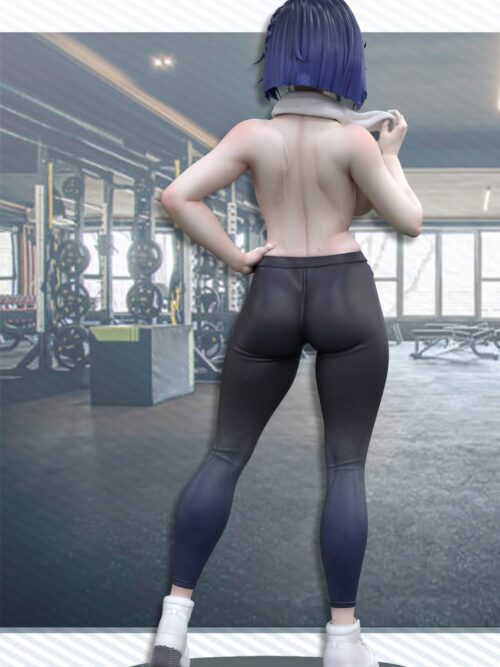 Genshin Impact Series Yelan at the Gym GK Resin Statue
