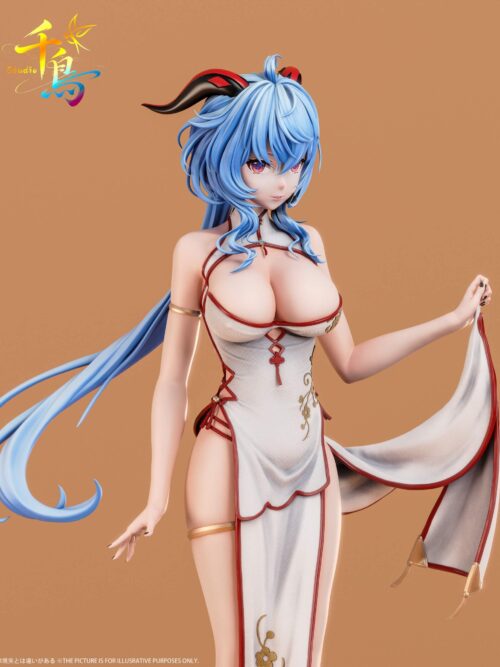 Genshin Impactin Cheongsam Ganyu GK Resin Statue