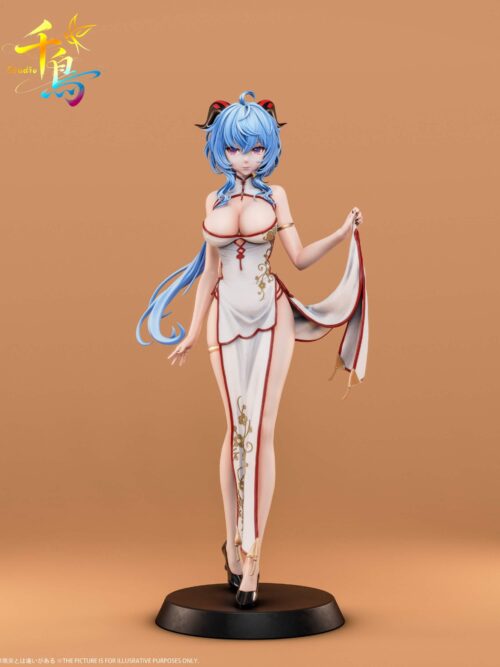 Genshin Impactin Cheongsam Ganyu GK Resin Statue