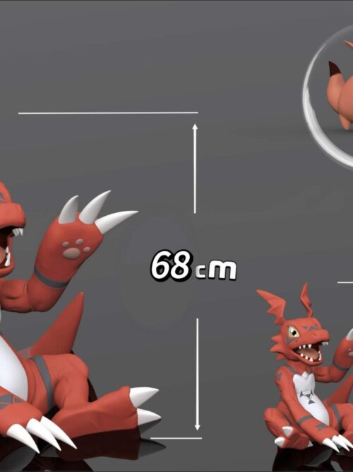 Guilmon Evolution Chain Set GK Resin Statue