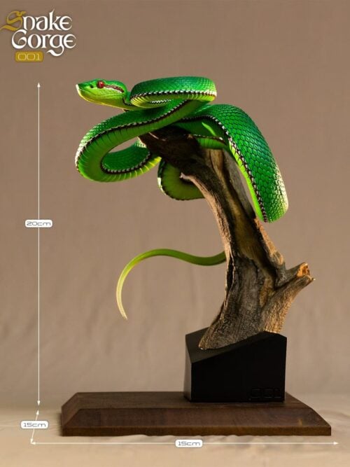 Gumprecht’s Green Pitviper 001 Resin Statue GK Resin Statue