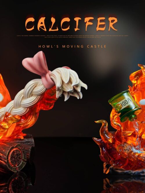 Hair-Eating Calcifer Statue GK Resin Statue