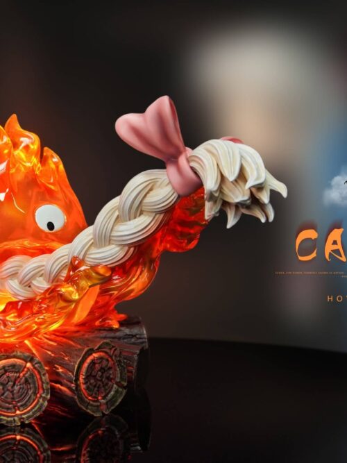 Hair-Eating Calcifer Statue GK Resin Statue