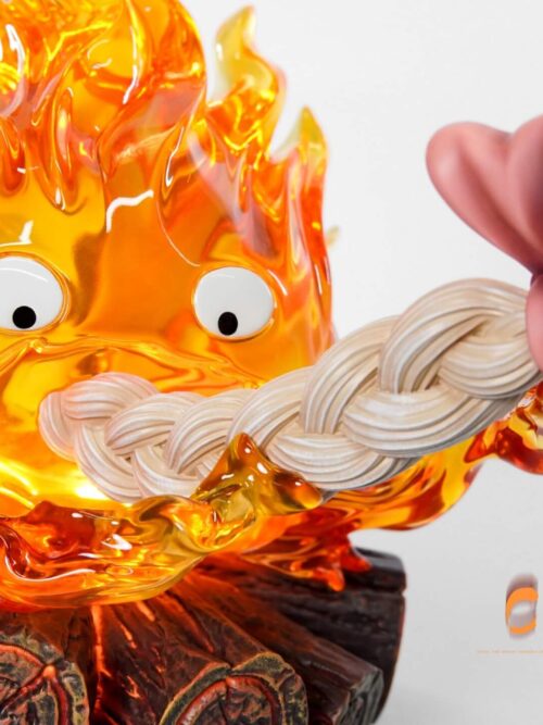 Hair-Eating Calcifer Statue GK Resin Statue
