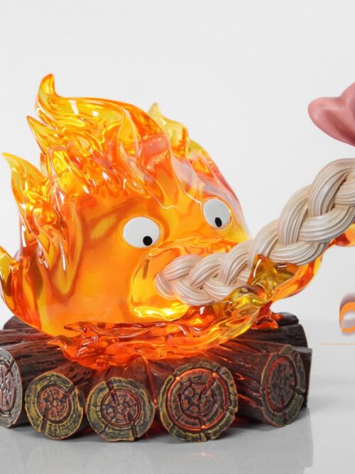 Hair-Eating Calcifer Statue GK Resin Statue