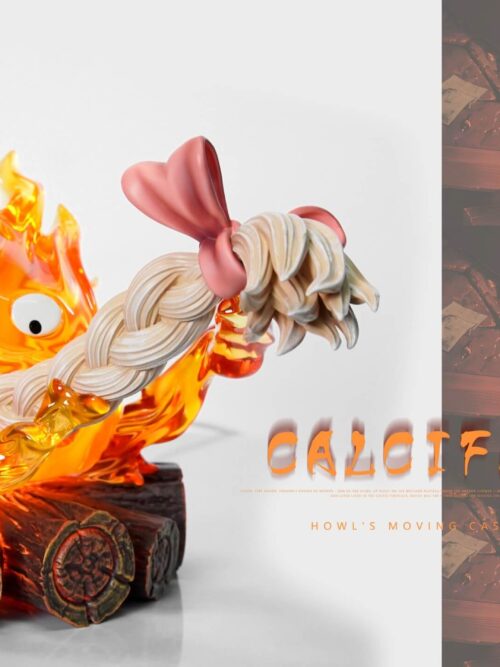 Hair-Eating Calcifer Statue GK Resin Statue