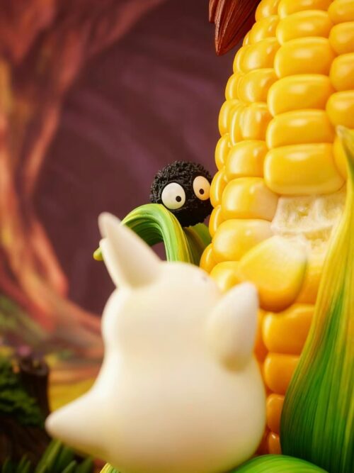 Harvest Day Picking Corn with Totoro GK Resin Statue