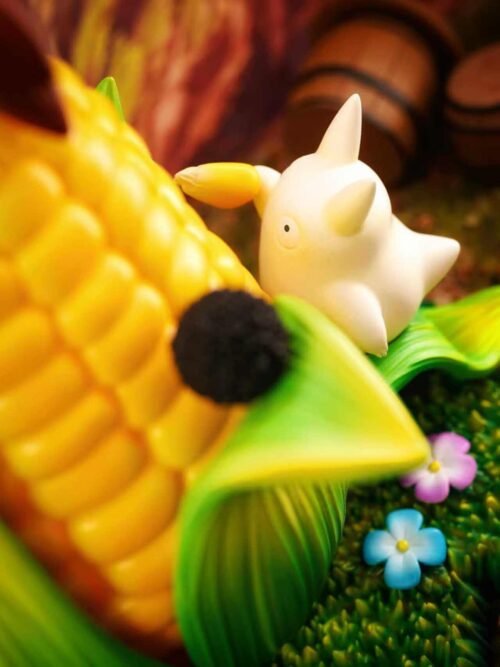 Harvest Day Picking Corn with Totoro GK Resin Statue