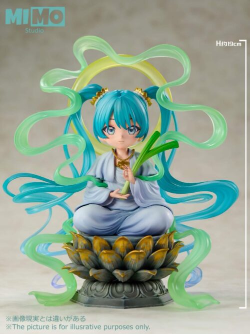 Hatsune Miku cosplay Buddha Guanyin GK Resin Statue