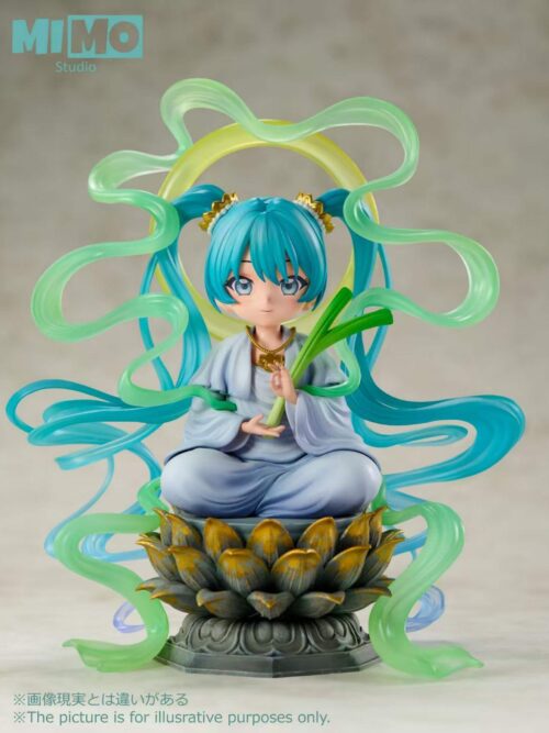 Hatsune Miku cosplay Buddha Guanyin GK Resin Statue