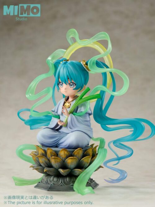 Hatsune Miku cosplay Buddha Guanyin GK Resin Statue