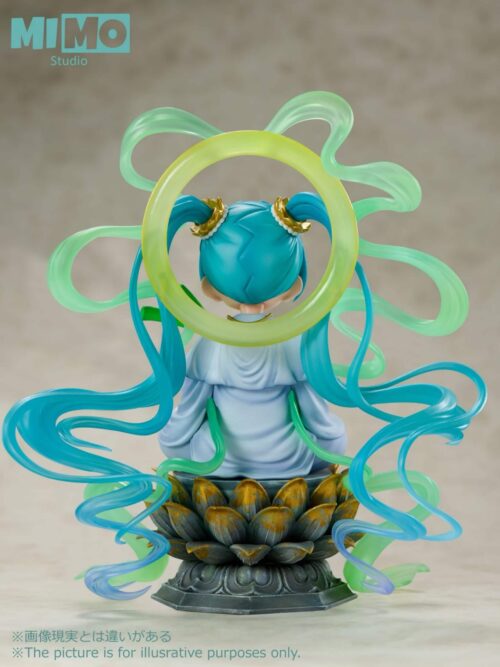 Hatsune Miku cosplay Buddha Guanyin GK Resin Statue
