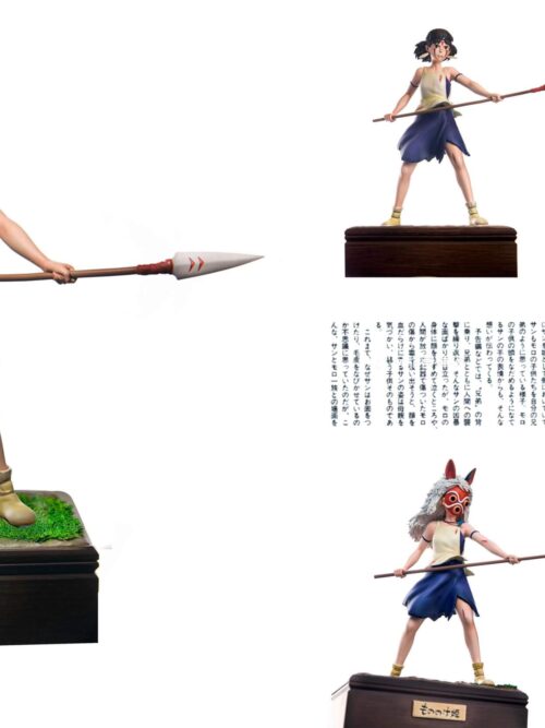 Hayao Miyazaki Princess Mononoke GK Resin Statue