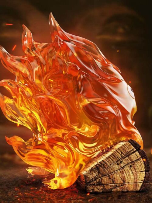 Howl's Moving Castle Calcifer GK Resin Statue