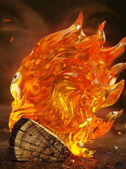 Howl's Moving Castle Calcifer GK Resin Statue