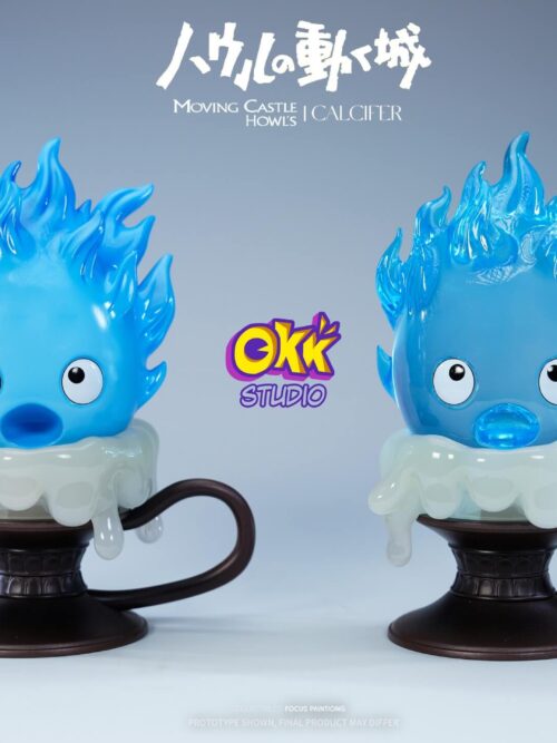 Howl's Moving Castle Hayao Miyazaki Desktop Series #1 Candlestick Calcifer GK Resin Statue