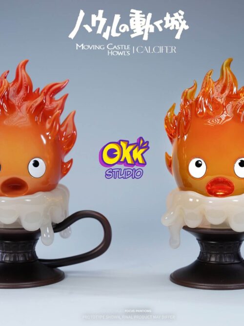 Howl's Moving Castle Hayao Miyazaki Desktop Series #1 Candlestick Calcifer GK Resin Statue