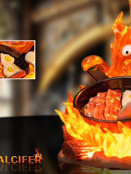 Howl's Moving Castle Hayao Miyazaki series Chef Calcifer GK Resin Statue